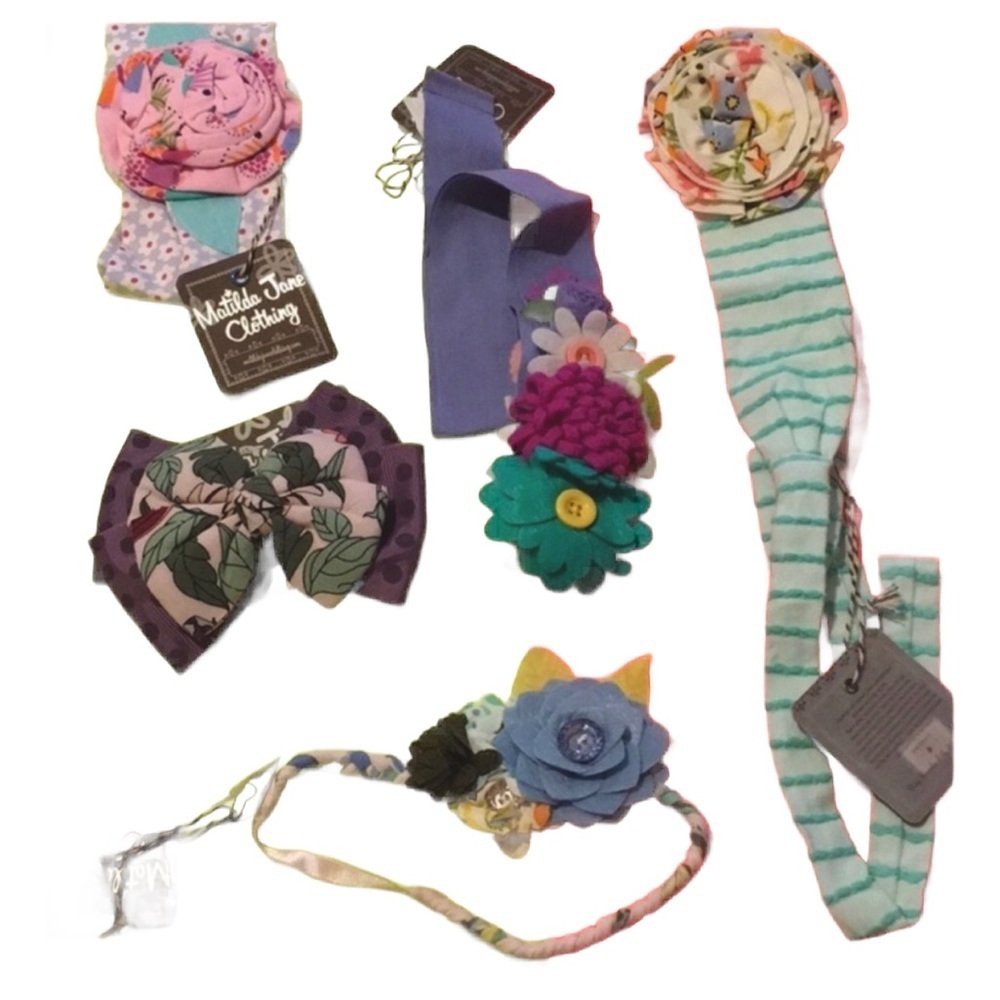 MATILDA JANE Headbands & Head Bow NWT 5pieces..